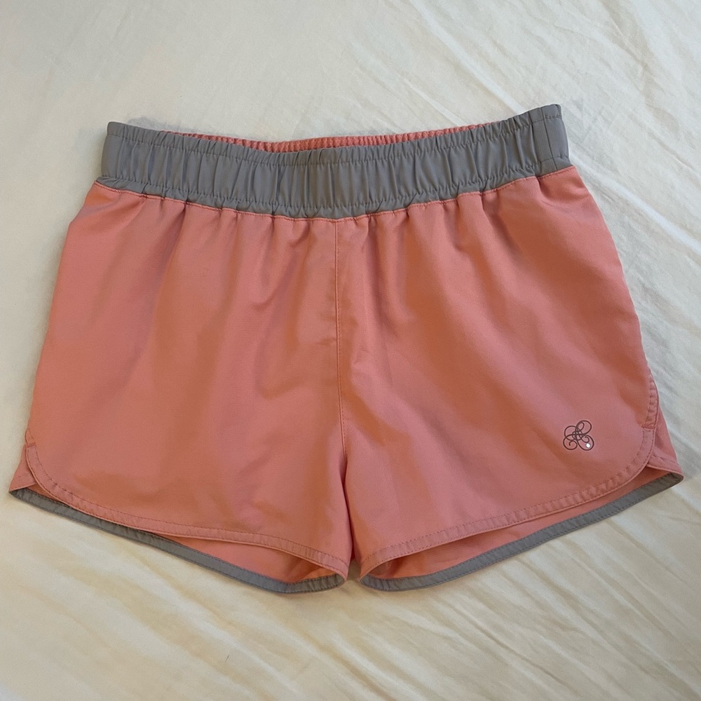 ASICS peach/coral/salmon active shorts